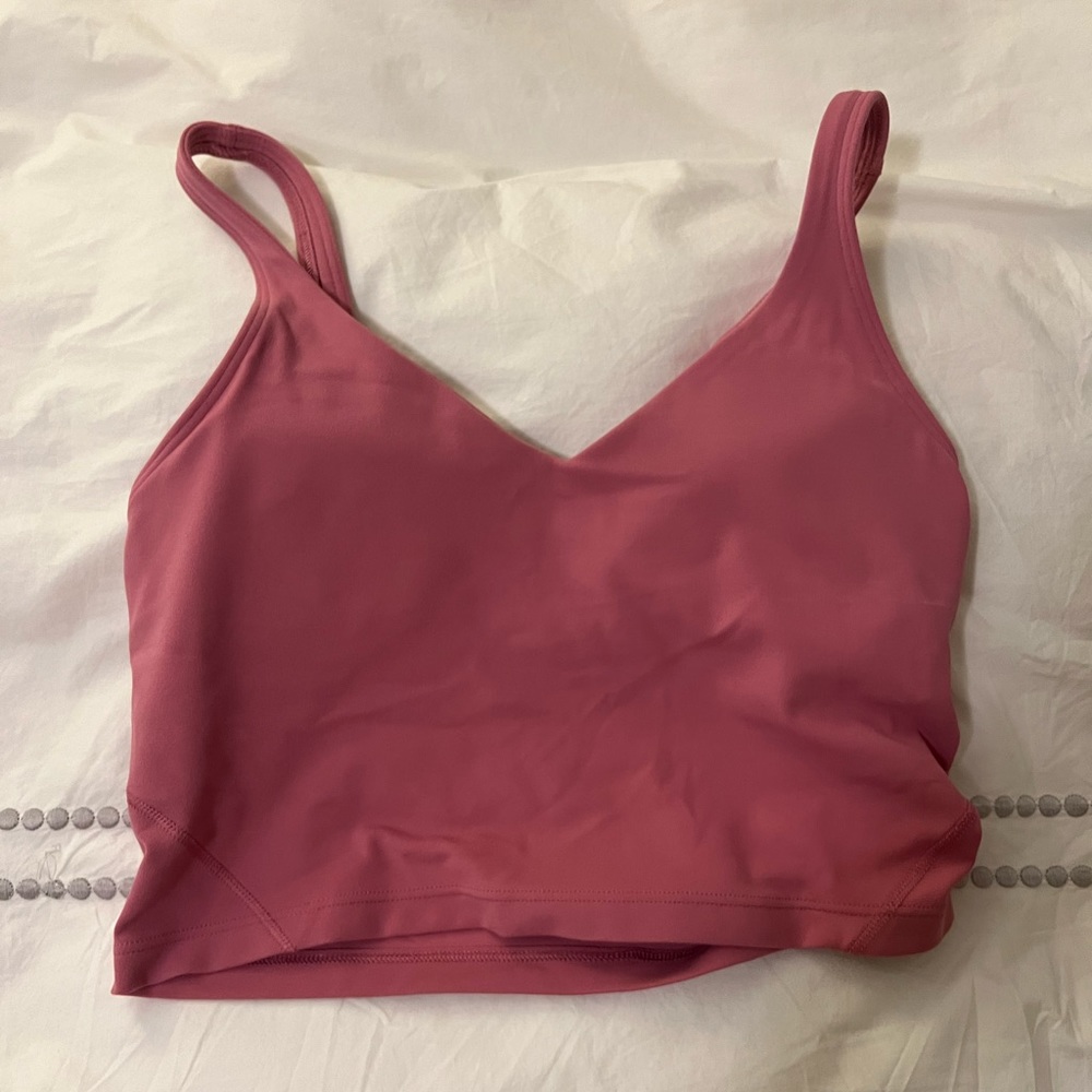 NEW! Lululemon pink align tank. Size 6